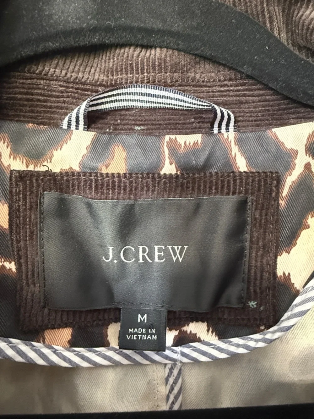 J. Crew Women's Leopard Utility Jacket in Shades of Brown and Tan - Picture 2 of 9